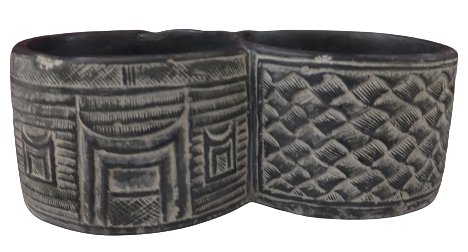 Double container, 2600-2200 BC Susa, chlorite. Louvre Museum, Paris
